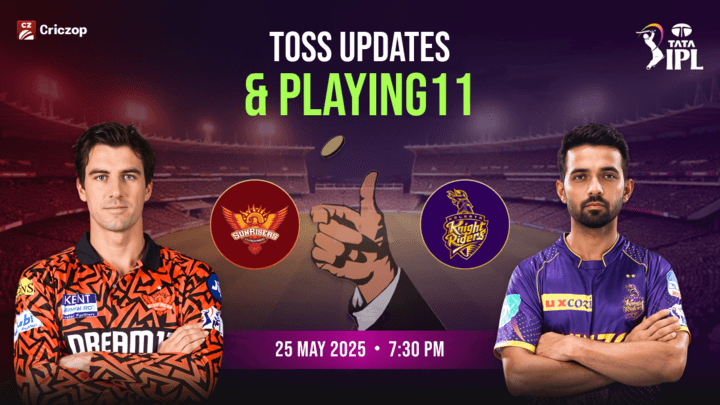 SRH vs KKR Live toss updates